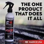 TopCoat F11 Polish & Sealer for Cars, Bikes and More – Water-Based Alternative to Ceramic Wax - 8 oz F11 Kit with Travel Bottle and 2 Microfiber Towels