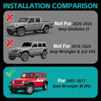 Rear Door Pocket Cup Holder Organizer Compatible with 2007-2018 Jeep Wangler JK JKU Rubicon Sahara Accessories, Metal Door Side Insert Storage Box Expansion Accessories Replace Sagging Net