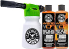 Chemical Guys TORQ Foam Blaster Wash & Wax Kit with Hybrid V7 Car Wash Soap and Hybrid V7 High Gloss Liquid Car Wax (3 Items, 32 Fl oz)