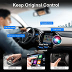 Wireless CarPlay & Android Auto Adapter: 2026 Upgraded Mini Plug & Play CarPlay Dongle - Convert Wired to Wireless - Fast Stable Connection, No Delay for for iOS 10+ & Android 11+, 2017+ Cars