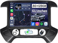 13.1 inch 12 Core+128GB Car Radio for Chevy Silverado 2014-2018: 2K QLED Touch Screen, Android 13 Stereo with Wireless CarPlay Android Auto 5G WiFi GPS Bluetooth FM/AM DSP 48EQ SWC Backup Camera
