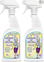 Grandma's Secret Refresh N ReWear Spray - Instantly Removes Wrinkles & Odors - Wrinkle Release, Fabric Refresher Spray, Chlorine, Bleach and Toxin-Free - 16 Ounce, 2 Pack