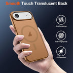 SUPFINE Magnetic for iPhone Air Case (Compatible with MagSafe)(Military Grade Drop Protection) Slim Translucent Matte Shockproof with Anti-Fingerprint Phone Cover for 17 Air,Brown