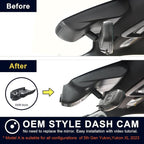 Mangoal 4K Dash Cam Custom fit for GMC Yukon, Yukon XL 2023-2026(Model A), SLE SLT AT4 Denali Ultimate, Integrated OEM Look, UHD 2160P Video, WiFi & App, GPS, 64GB Card