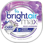 Bright Air Max 8 oz. Odor Eliminator Gel, for Medium-Size Spaces, Wild Lavender Scent, Case of 6, Lasts up to 60 Days Each