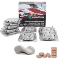 8 Pack Car Clay Bars Auto Detailing 400g and Clay bar Lubricant Tablets 8 Pack (1pcs=16 oz) Clay bar kit for Car Detailing (50g/1 Pack) (Grey)