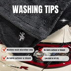 Premium DryStang Car Drying Towel, 1400 GSM Extra Large 24"x36" Double Sided Microfiber Drying Towel Car Truck, Durable XL, Ultra Absorbent Drying Towel, No Lint, No Scratch, No Water Spots, No Streak