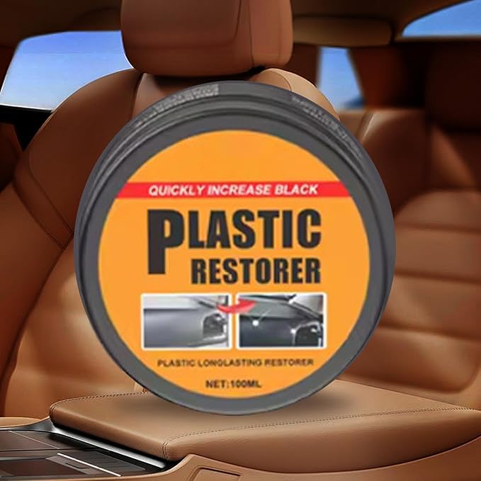 Car Leather Care Cream – Interior Restoration Paste, Deep Conditioning Formula, Long Lasting Shine Protection, Soft Texture Application, Non Greasy Finish | Ideal for Auto Detailing Dashboard Door