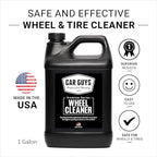 CAR GUYS Wheel Cleaner 1 Gallon Refill | Effective Rim and Tire Cleaner | Safe & Versatile Brake Dust Remover | 1 Gallon (Sprayer Not Included)