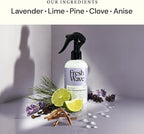 Fresh Wave Lavender Scent Odor Removing Spray, 8 fl. oz. | Pack of 4 | Odor Absorber for Home, Furniture, Fabrics & Trash | Safer Odor Relief