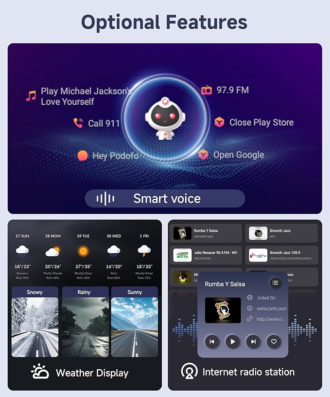 4G+64G Android Car Stereo for VW Golf MK5 MK6 Passat Jetta Tiguan T5 EOS Polo with Wireless CarPlay Android Auto, 7 Inch Touchscreen Car Radio GPS WiFi SWC Bluetooth 32EQ Backup Camera