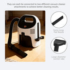 Portable Wet/Dry Vacuum, 2-Gallon, Small Shop Vacuum，Corded, Compact Wet/Dry Vacuum for Pets & Cars，Black-White Elf