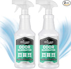 Odor Eliminator Spray for Strong Odor - Commercial Strength Odor Neutralizer (32 FL Oz) - Fabric, Room, Bathrooms, Couch and Furniture Odor Eliminator Spray - Fast Action Fresh Scent 2 Pack