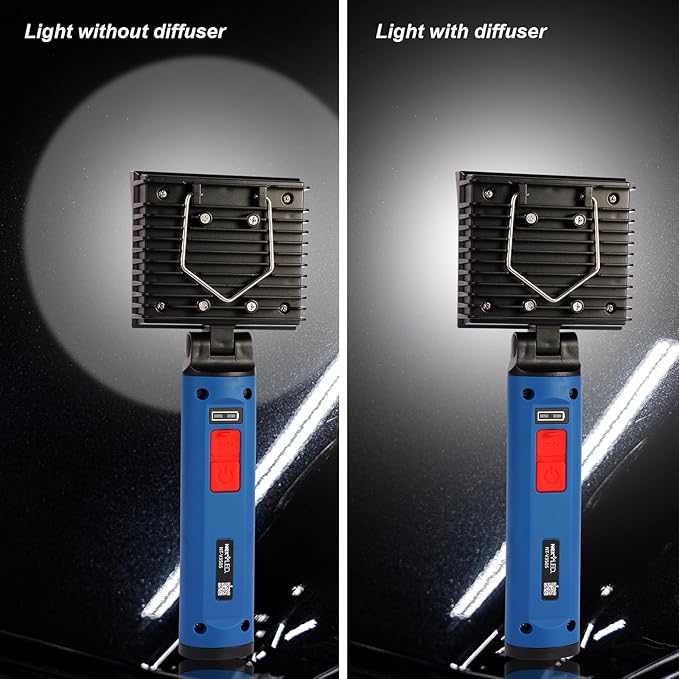 NextLED Premium Detailing Light Bundle: NT-V3505 Ceramic Coating Light & NT-1010UV 4-Color Paint Inspection Light