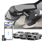 Mangoal Front 4K & Rear 1080P Dash Cam fit for GMC Sierra 1500 2014-2018 2500 HD/3500 HD 2015-2019(Model D), with A Cover, if Not, You Can Buy Model E (with Auto-Dimming Rearview Mirror Plug)