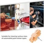 Decal Remover Eraser Wheel 3.5 Inch Rubber Vinyl Remover with Drill Adapter for Car Paint Surface Sticker and Tape Cleaning Automotive Detailing Tool