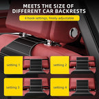 Back Seat Car Organizer with one Towel Leather wood materials Car Back Seat Storage Box 2 Drink Cup Holder Tissue Box for Hold Phone Drinks Handbag Compatible with Most Vehicles (Black)