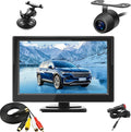 Backup Camera with 5-Inch Monitor Easy Install: Plug-Play DIY Guide Lines Clear Night Vision HD 1080P Rear View Camera with Monitor Kit IP69 Waterproof Night Vision with On/Off Switch for Cars/SUVs