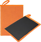 Windspeed 2Pack Clay Mitt, Microfiber Clay Bar Towel for Car Detailing, Medium Grade Bar Glove Auto Detailing (Orange)