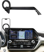 PZK Car Phone Holder for Toyota Highlander Hybrid Lmited/Platinum 2020 2021 2022-2024 2025 Accessories Only for 12.3-inch Screen Compatible with Magsafe Car Phone Mount (Not Fit 8-Inch L/LE/XLE)