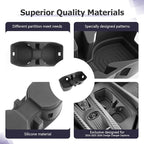 LUWU 2025 2026 Charger Center Console Cup Holder Compatible with 2024 2025 2026 Charger Daytona R/T Scat Pack Premium Silicon Cup Holder Spill-Proof, Easy Install & Clean, Black Interior Accessories