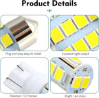 42PCS Interior Car Lights, LED Car Interior Bulb Kit Set, 194 DE3175 T10 31mm 41mm Bulbs, Replacement Lights for Dome, Map, License Plate, Door, Side Marker, Trunk Light