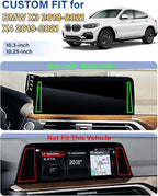 SKYLOTEC Phone Holder for BMW X3 2018-2021/X4 2019-2021 Accessories 10.3/10.25-Inch Screen Fixed Clip, Car Magnetic Phone Mount Compatible with MagSafe, Magnets Fast Wireless Charger Phone Base