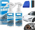 Iron Powder Remover Spray, Multi-Functional Quick-Acting Rust Removal Spray - pH Neutral & Paint Safe Car Detailing for Wheels, Rims & Metal Tools - Advanced Formula, No Damage to Surface (100 ML*2)