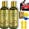 2026 New Crystal Serum – Advanced Graphene Ceramic Coating for Cars | 9H Graphene, Ultimate Quick Effect Car Coating Spray for Shine & Protection, Nano Coat Restore for Paint, Glass & Wheel (2PCS)