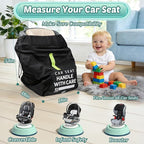 Guiseapue Car Seat Travel Bag for Airplane: Car Seat Bags for Air Travel Fit All Car Seats, Infant Carriers & Booster Seats, Carseat Cover Fit Doona Graco Evenflo, First Mothers Day Gifts for New Mom