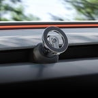 YONZEE Magnetic Phone Mount Compatible with 2025-2026 Model Y Juniper and 2024-2026 Tesla Model 3 Highland, Dashboard Ball Joint Base, Strong Magnetic Ring, 360° Rotation