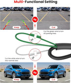 AUTO-VOX Backup Camera for Car Easy Setup Plug-Play: 4.8" 1080P No-Delay Clear Night Vision Rear View Camera, IP69K Waterproof 3X Zoom Back Up Camera Systems for Truck SUV Pickup Van