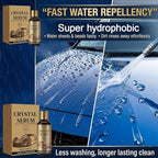 Ceramic Car Coating Kit - Crystal Serum, 9h Graphene Ceramic Coating, 2026 New Hardness Professional Ceramic Coating for Car, Long Lasting Car Protection, Gloss Hydrophobicty Anti Scratch (2Pcs)