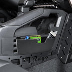 EDBETOS Tacoma Center Console Organizer Compatible with 2024 2025 2026 Toyota Tacoma Hanging Tray Passenger Side Storage Box Interior Accessories, Upgrade Your Interior with Smart Storage, ABS Black
