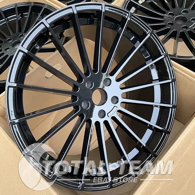 Generic 22"" HM STYLE GLOSS BLACK WHEEL RIM FIT BMW X5 E70 F15 X6 E71 F16 5X120 SET OF 4 e371