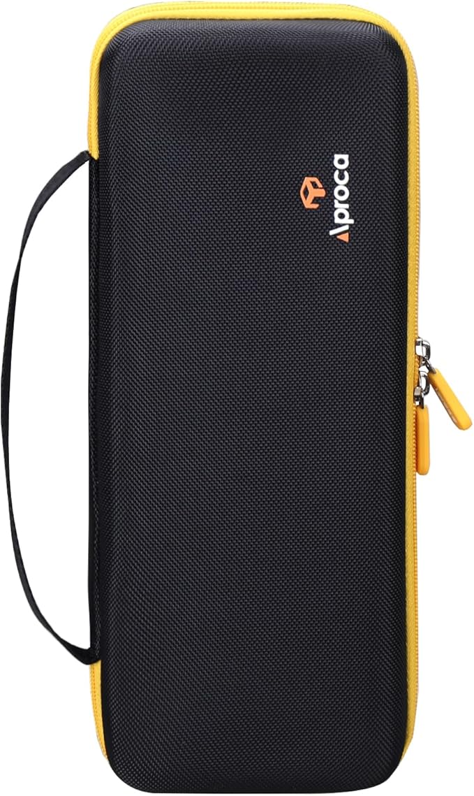Aproca Case Compatible with Fanttik Slim V8 Apex / V8 Mate / V10 Apex / V10 Mate Cordless Car Vacuum, Portable Hard Storage Bag for Accessories -Black (Case Only)