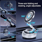 2026 Upgraded 360° Nano Gel Vacuum Magnetic Car Phone Holder,Reinforced Ultra Suction Cup Pocket Size Foldable Phone Mount for Dashboard/Gym/Mirror MagSafe iPhone Air 17 16 15 14 13 12 Pro Max(Silver)