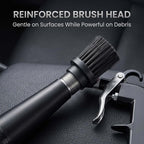 RAINPOT Saker Car Dry Cleaning Tool,60-160 PSI Compressed Air Tool for Auto Interior Cleaning, Pneumatic Duster Tool with Fine Nozzle for Vents, Crevices, and Dashboards (2 Set Nozzle)