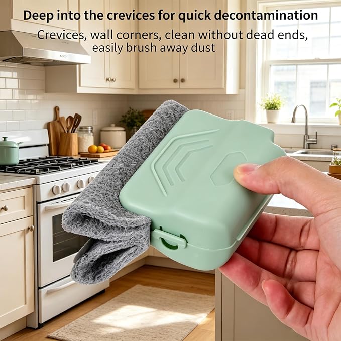 2026 New Magic Window Track Cleaner, Window Groove Cleaning Brush Tools Set, for Cleaning Tile Grout, Louver Blades, Car Air Conditioning Vents, and Narrow Gaps (3pcs Gray)