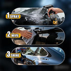 Ceramic Coating for Cars Polish, Paint Sealant Spray Enhancing Car Gloss and Color Depth, Hydrophobic Protection, Waterproof, Dustproof and Pollutant-Proof, High Shine Car Wax Coating Spray