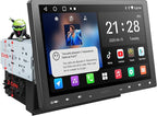 ATOTOZONE A5L 10inch Adaptive Double DIN & Single DIN Car Stereo, Floating Screen Android Radio, Wireless CarPlay&Android Auto, WiFi/USB/Bluetooth, MirrorLink, 24B EQ DSP, AI Chat, GPS Track, 2G+32G
