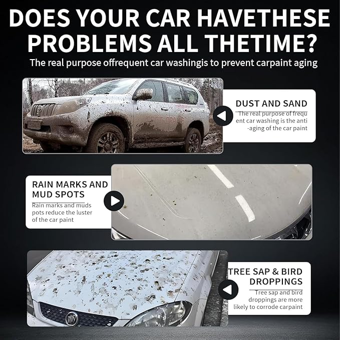 Sopami Car Coating Spray, Quick Effect Coating Agent, Car Scratch Wax Polish Spray Waterless Wash, Quickly Coat Car Wax, Oil Film Emulsion Glass Cleaner with towel for All Car