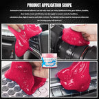 Car Cleaning Gel, Car Cleaning Supplies, Car Cleaning Putty, Universal Car Cleaning Kit Auto Detailing Tools Car Accessories Fit for Automotive, Keyboard, Camera, Printers (Pink, 1PCS)