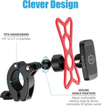WixGear Universal Magnetic Bicycle & Motorcycle Handlebar Phone Holder for Cell Phones and GPS with Fast Swift-Snap Technology,