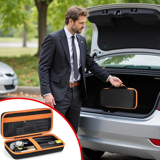 Carrying Case for Fanttik Slim V8 APEX/V8 Mate, Slim V10 APEX/V10 Mate Car Vacuum, Storage Organizer for Fantik V8/V10 Cordless Car Vacuum Accessories, Portable Fantikk Mini Vaccuum Case(Box Only)