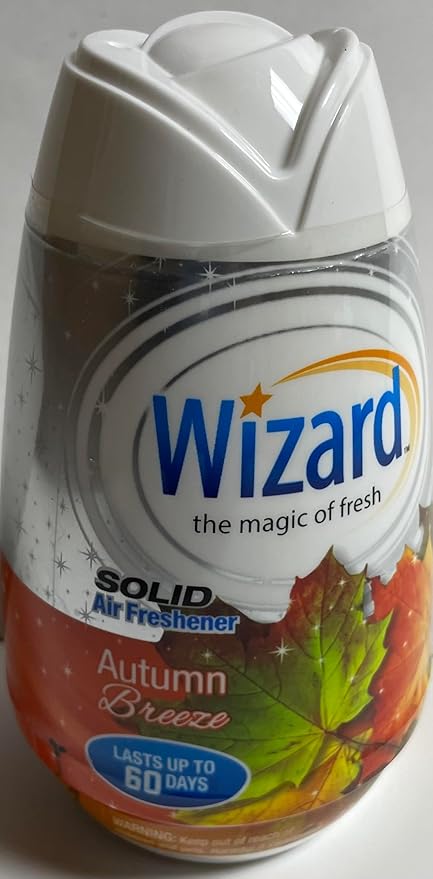 Wizard The Magic of Fresh gel Air Freshener, solid air freshener 7.8 oz Autumn breeze (Pack of 6)