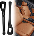 2 Pack Car Seat Gap Filler with Phone Holder, Universal No Drop Seat Guard Gap Seam Filler Organizer, Easy Install for Cars, Durable Non-Slip Material, Perfect for Car, Perfect for Car, Truck, SUV
