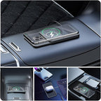 Wireless Car Charger Pad for BMW X7 (2019–2022),20W Fast Wireless Phone Charger Cell Phone Cordless Charging mat,Non-Slip Phone Charging,30cm Cable Type-C