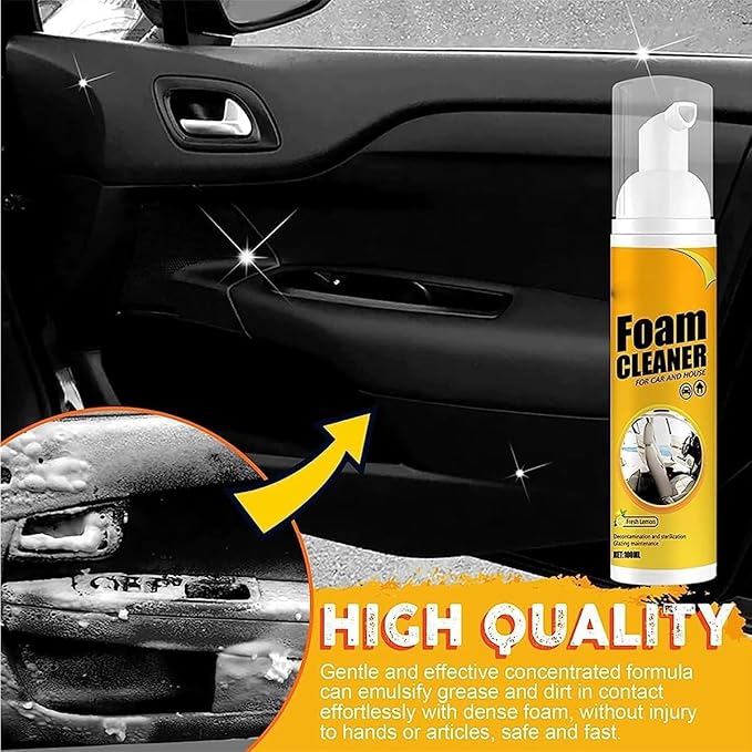 All Around Master Foam Cleaner, Multifunction Foam Cleaner, Foam Cleaner All Purpose, 2023 New Multifunctional Car Foam Cleaner, Foam Cleaner for Car (2PCS,60ML)