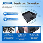 EDBETOS Storage Drawer Tray Compatible with 2019–2026 Dodge RAM 1500 2500 3500 Center Console Storage Drawer Accessories, Removable Cubby Organizer Box Insert Tray (Only Fits Models with Cubby)